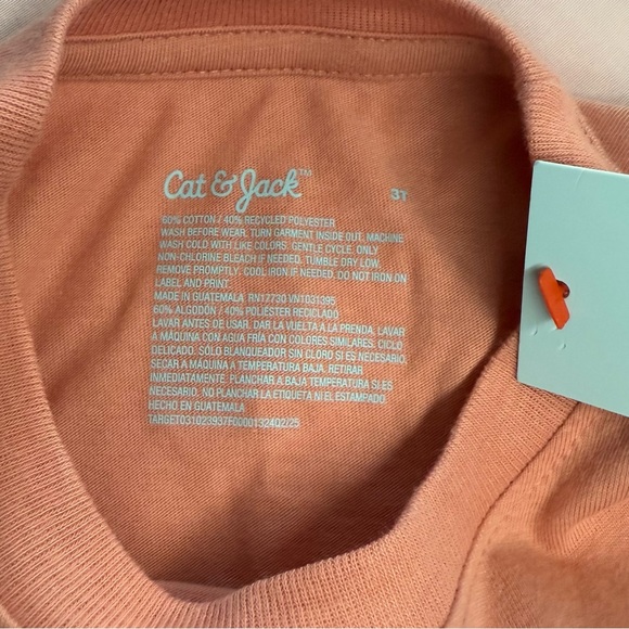 New with Tags - Cat & Jack Je T’aime Mama Toddler Tee Size 3T - Picture 3 of 5
